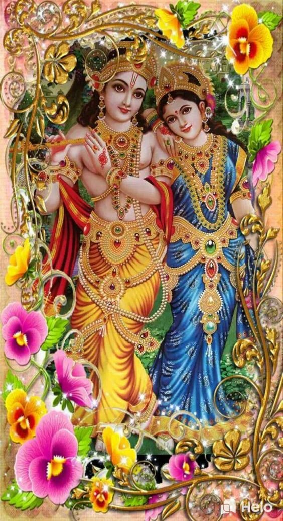 Beautiful Shri Krishan And Radha Status