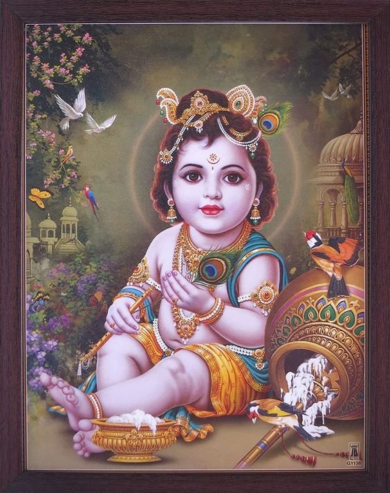 Jai Shri Krishna Status
