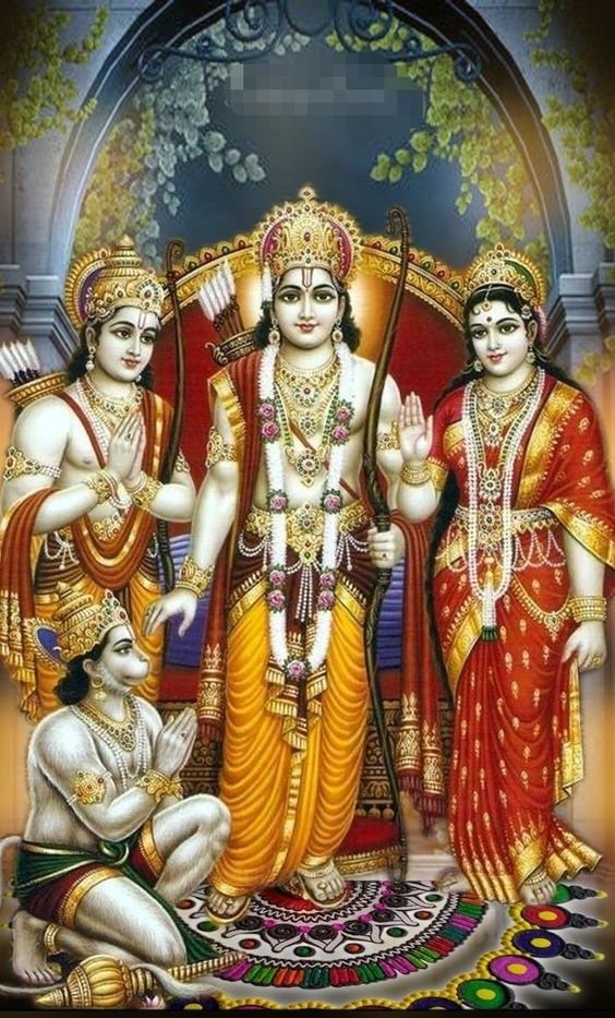 May The Grace Of Lord Rama Always Be With You And Bless You With Strength Pic