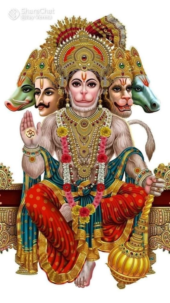 Panchmukhi Hanumanji Image