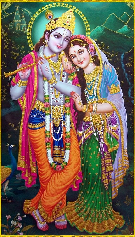 Shri Krishna And Radha Photo