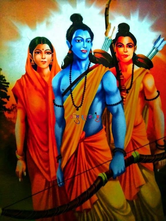 Wonderful Ram Sita And Laxsman Pic